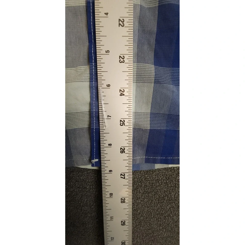 ATG Wrangler All Terrain Gear‎ Mens Plaid Short Sleeve Button Up Shirt